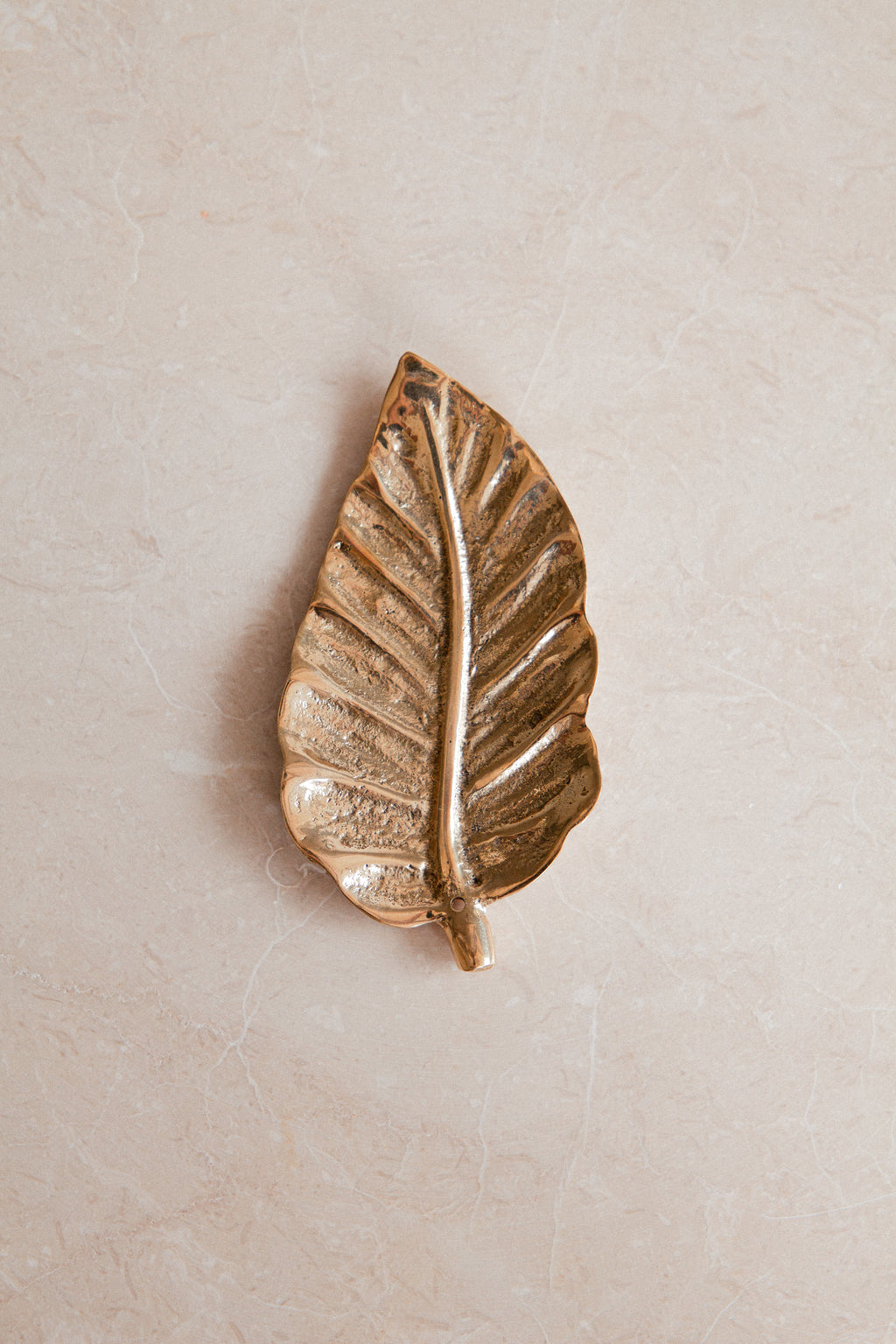 Brass Leaf Incense Holder